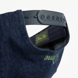 Dime Cursive D Full Fit Cap indigo denim