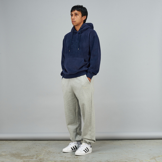 bluza Dime Classic Velour hoodie navy