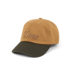 Czapka Dime Cursive Low pro cap wheat green