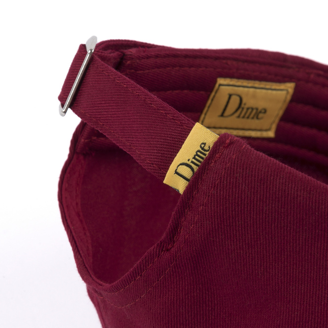 Dime Crayon Chenille Low Pro Cap dark red