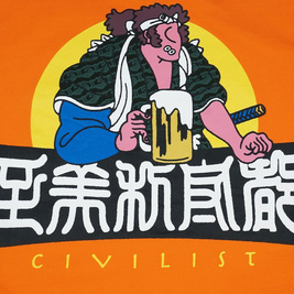 Longsleeve CIVILIST Samurai – Orange