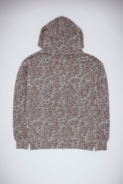bluza Fucking Awesome Burnt Sticker Stamp Zipped Hoodie AOP (Black)