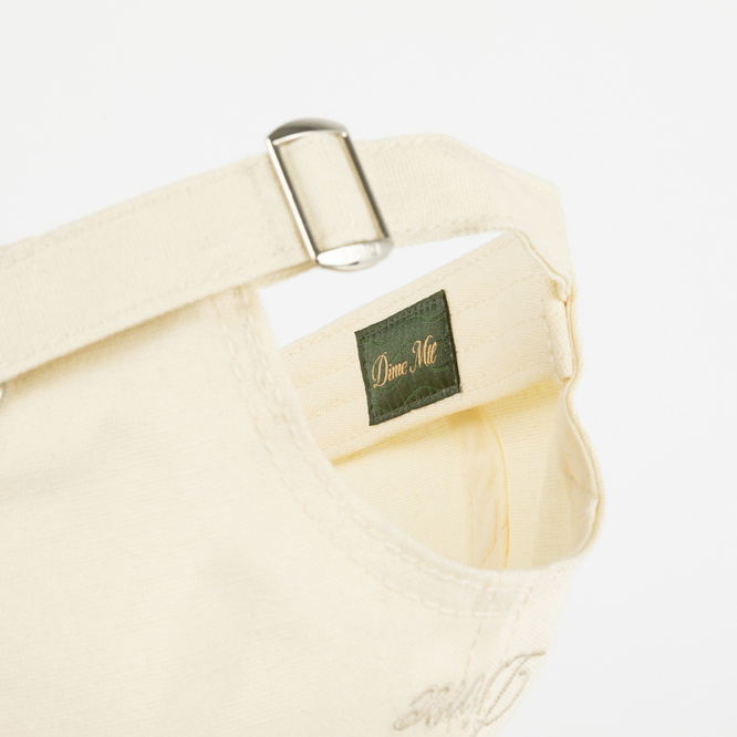 Dime Big Cursive Low Pro cap cream