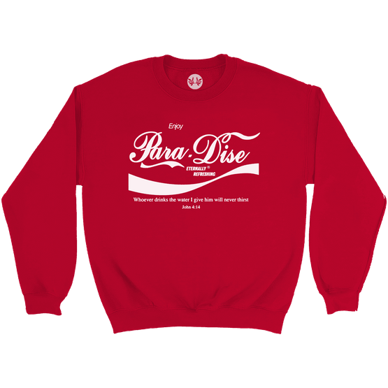 Paradise - Enjoy Paradise Crewneck (Red)