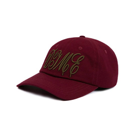 Dime Cursive 3D Font Cap (Burgundy)