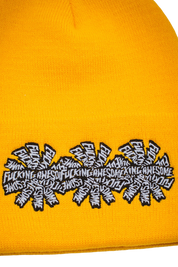 Czapka Fucking Awesome 3 spiral cuff beanie tan