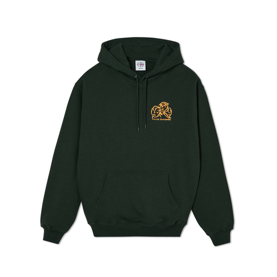 Polar Lunch Doodle Hoodie (Dark Green)