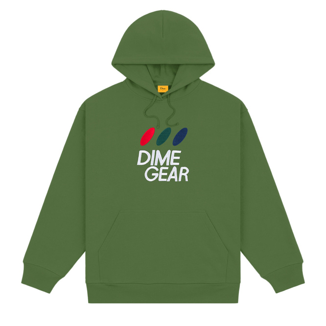 Dime Gear hoodie pale olive