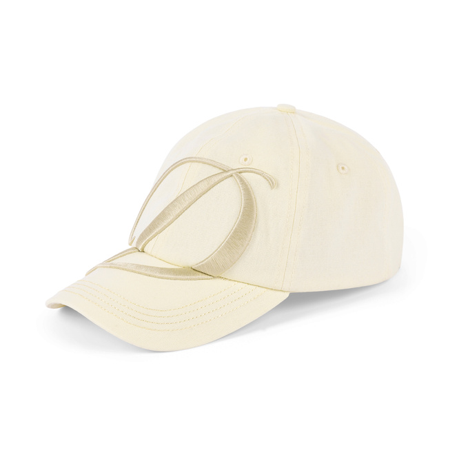 Dime Big Cursive Low Pro cap cream