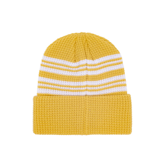 Fucking Awesome - Cursive Waffle Cuff Beanie (Yellow)