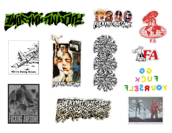 Fucking Awesome - Spirng 2023 Sticker Pack 11 Assorted Sticker Pack