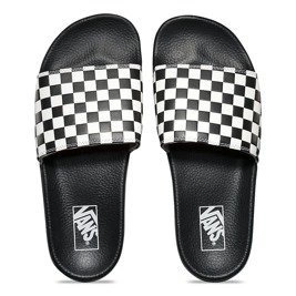 klapki slide-on  (checkerboard) white