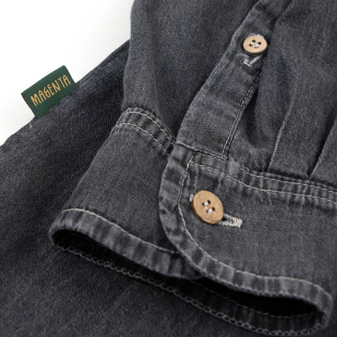 Magenta PWS shirt black denim