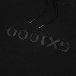 GX1000 OG Logo Flip Hoodie Black