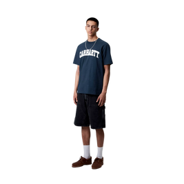 Carhartt WIP S/S University T-Shirt (Ink/White)