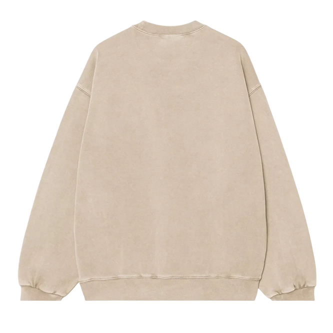Carhartt WIP Vista Sweat Fleur De Sel garment dyed