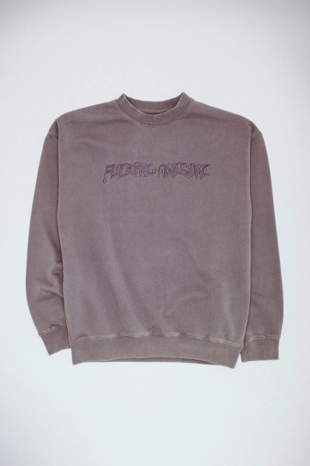 Fucking Awesome Distressed Stamp Crew (Black)