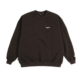 Magenta Script Crewneck (Brown)