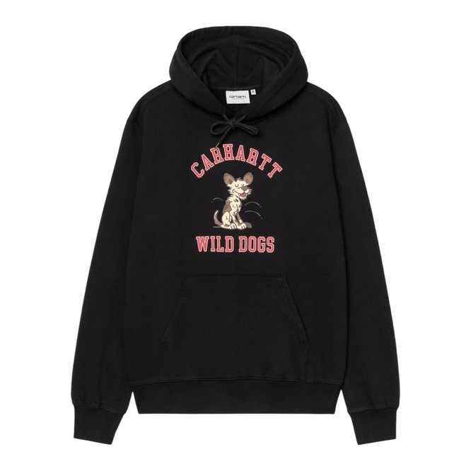 bluza Carhartt WIP Hooded Wild Dog Sweat Black