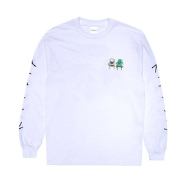 ripndip butts up longsleeve white