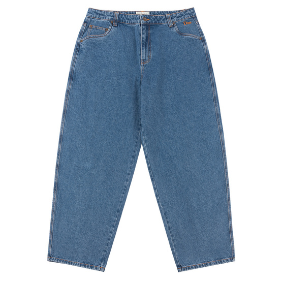 Dime Baggy Denim Pants lIndigo washed