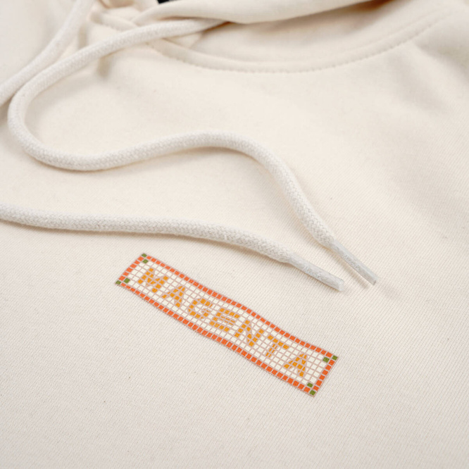 Bluza Magenta Mosaic hoodie natural