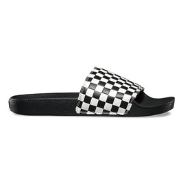 flip flops slide-on (checkerboard) white