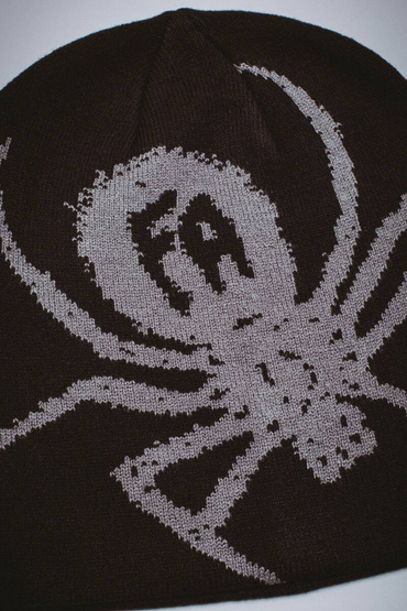 Fucking Awesome Spider Skully Beanie (Black)