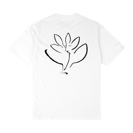 Magenta Le Baiser tee white