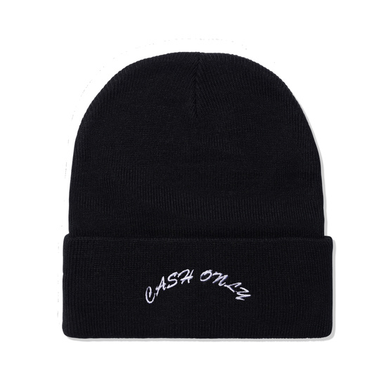 Czapka Cash Only Logo beanie black