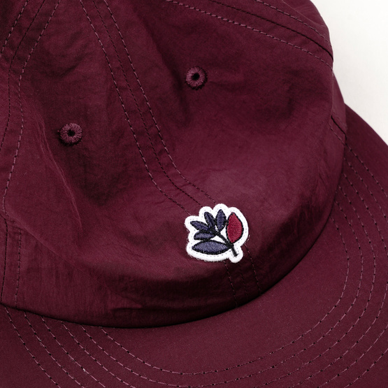 Magenta Plant Nylon 6P hat burgundy