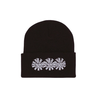 FFucking Awesome 3 spiral cuff beanie black