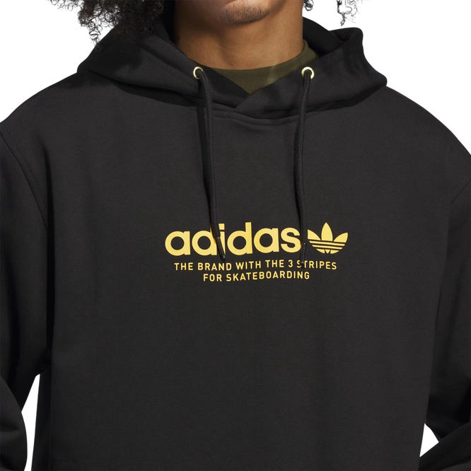 Adidas Skatebording 4.0 Logo Hoodie (Black/Gold)