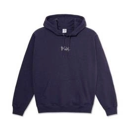 Polar Skate Co. Dave Hoodie | Drip Logo  (Dark Violet)