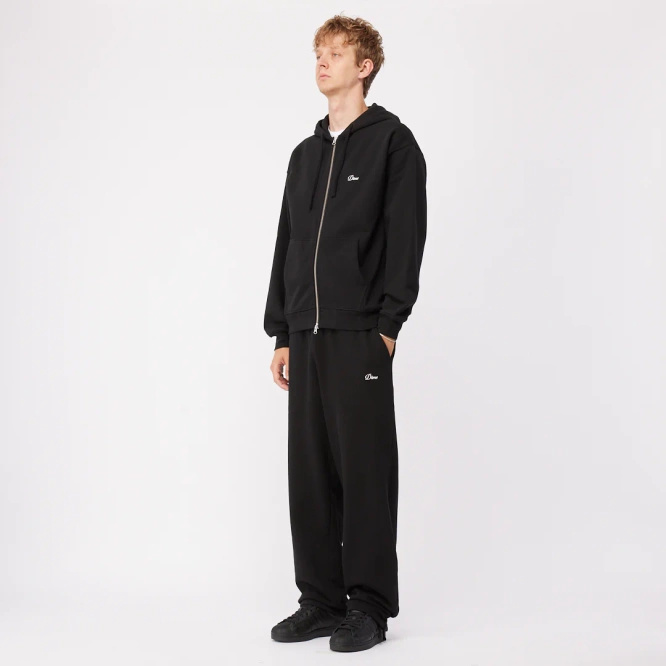 Dime Cursive Small Logo Sweatpants (Black)