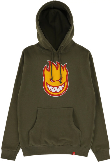 bluza Spitfire Big Head Fill Hoodie (Green/Yellow)