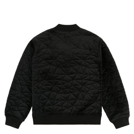 Dime Velour bomber jacket black