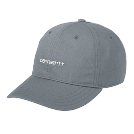 Carhartt WIP Canvas Script Cap (Dove Grey / Wax)