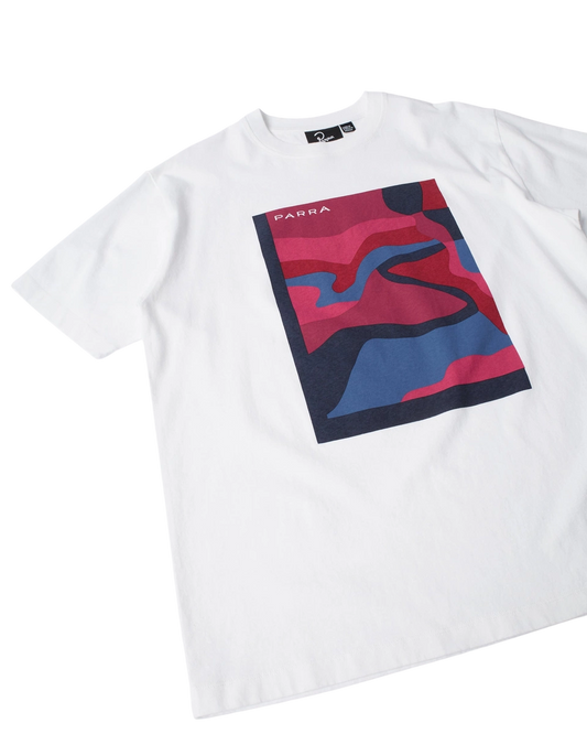Koszulka By Parra Ftp booster t-shirt white