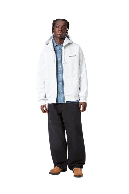 Carhartt WIP Brandon Pant Black, Grind washed