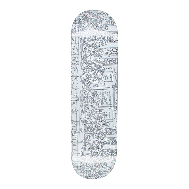 Fucking Awesome - Gino Iannucci - Blue & White Outline