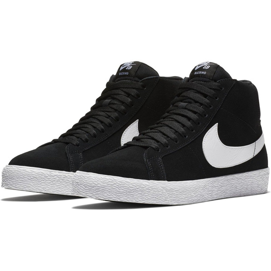 shoes nike sb zoom blazer mid black/white-white-white