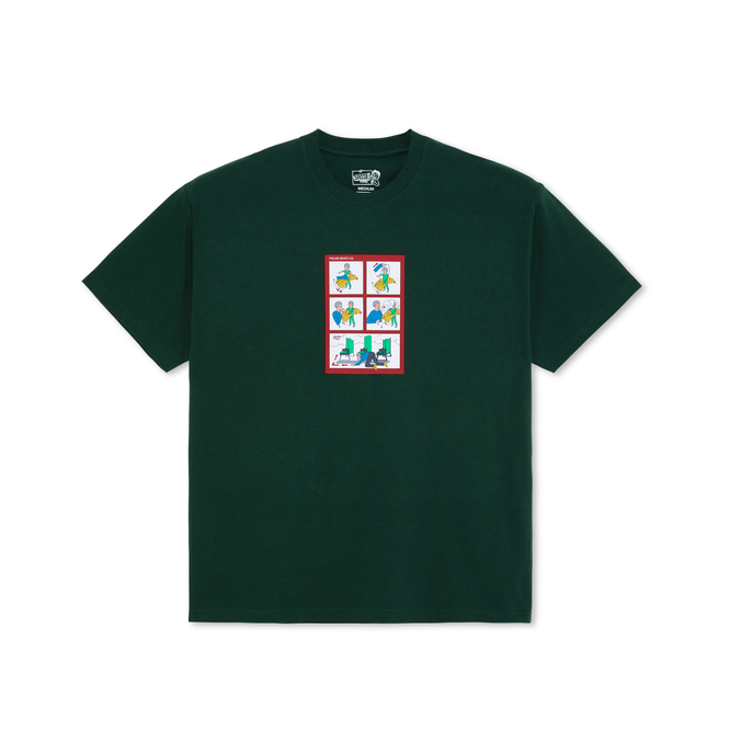 koszulka Polar Safety on Board tee dark green