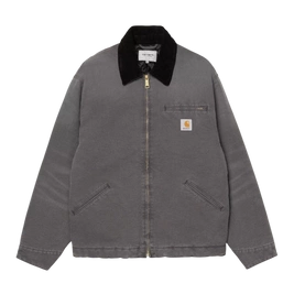 Carhartt WIP OG Detroit Jacket (Graphite / Black, Stone canvas)