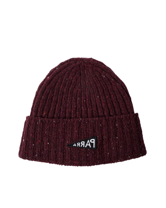 by Parra Reversed flag beanie (Burgundy)