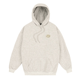 Magenta Cord Plant Hoodie (Ash)