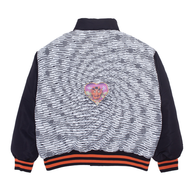 kurtka fucking awesome reversible varsity puffer