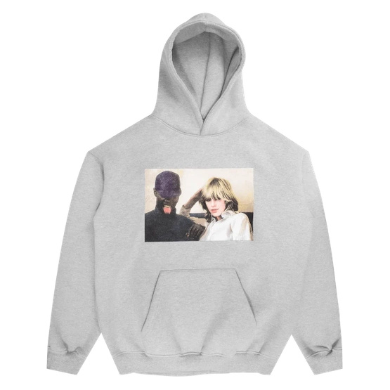 Violet On A Violet High Hoodie grey