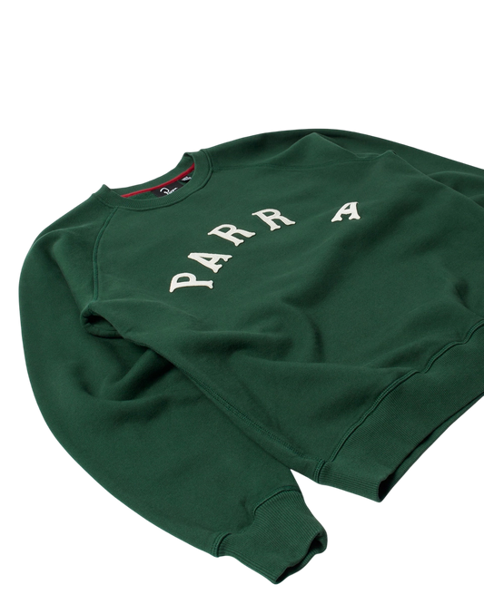 crewneck by Parra Drunk Parent Crewneck sweatshirt (Green)