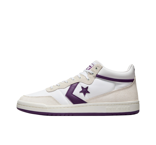 Converse Fastbreak Pro Mid (White/ Vaporous Gray/ Purple)